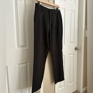 Forever 21 Black Cropped Dress Pants Size: Large